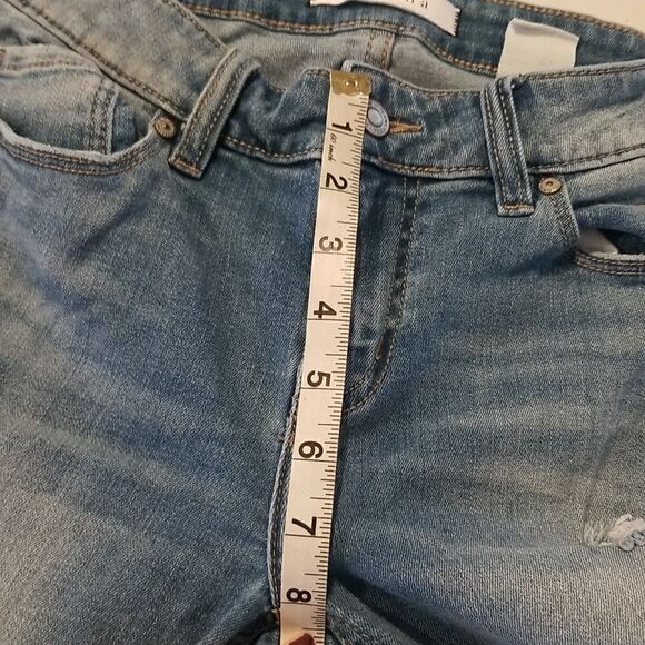 Distressed Eunina Low Rise Skinny Ankle Jeans size 7 - Picture 14 of 14